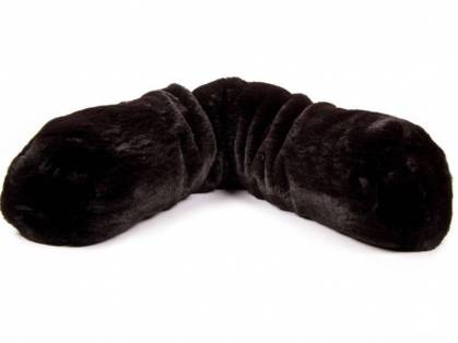 StyleSnout Schlafschlange für Hunde 100 x 25 cm schwarz