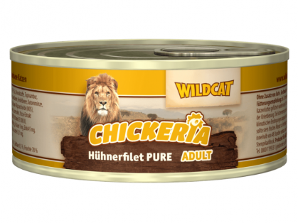Wildcat Chickeria Hühnerfilet Pure für erwachsene Katzen