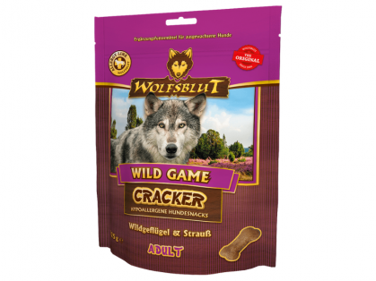 Wolfsblut Wild Game Cracker Hundekekse mit Wildgeflügel & Strauß 225 g