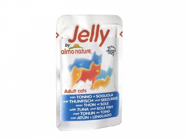 Almo Nature Jelly Katzenfutter mit Thunfisch & Seezunge Almo Nature Jelly Katzenfutter mit Thunfisch & Seezunge