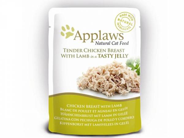 Applaws Katzenfutter mit Huhn & Lamm in Gelee 16 x 70 g Applaws Katzenfutter mit Huhn & Lamm in Gelee 16 x 70 g