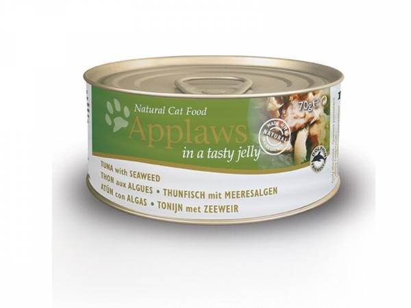 Applaws Katzenfutter mit Thunfisch & Meeresalge in Gelee 24 x 70 g Applaws Katzenfutter mit Thunfisch & Meeresalge in Gelee 24 x 70 g