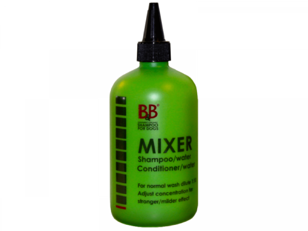 B&B Mixflasche für die Verdünnung von B&B Shampoos grün