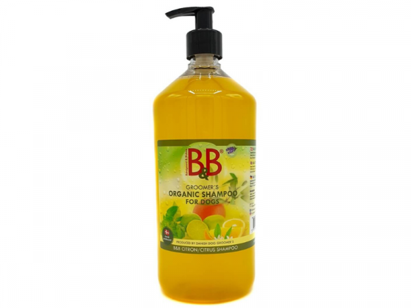 B&B Organic Citrus Shampoo für Hunde und Katzen 1000 ml