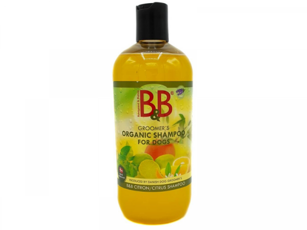 B&B Organic Citrus Shampoo für Hunde und Katzen 500 ml