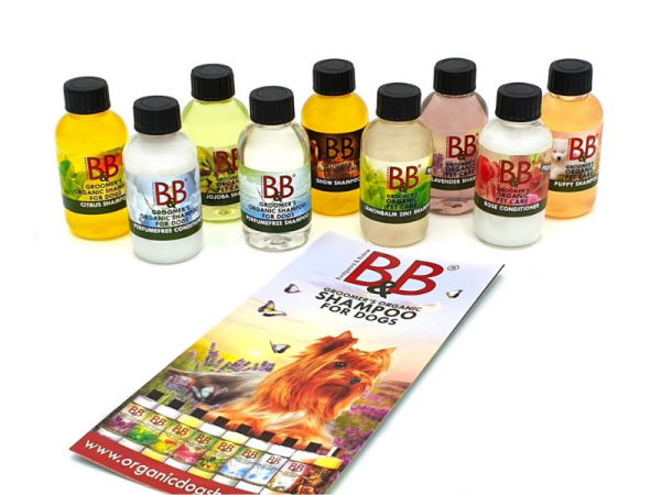 B&B Organic Shampoo Neutral Balsam/Conditioner für Hunde 5 x 50 ml