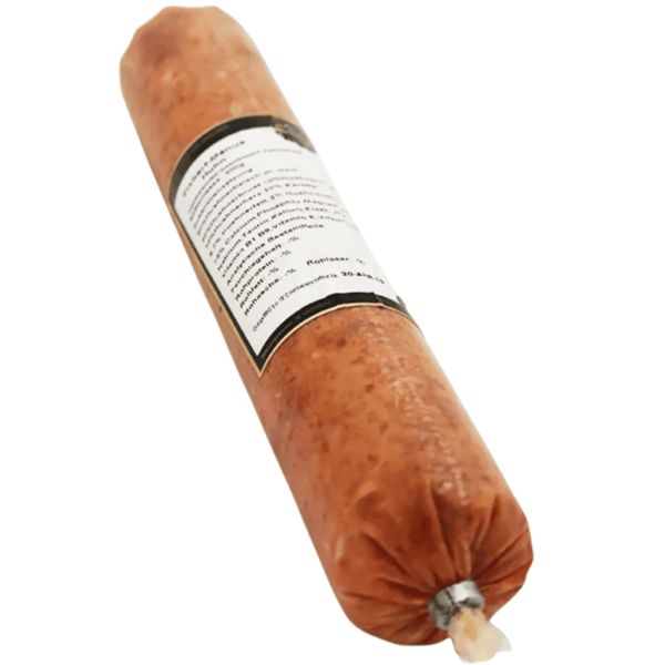 BARF Komplettmenü Huhn antiallergic Frostfutter für Katzen abgepackt in der Wurst BARF Komplettmenü Huhn antiallergic Frostfutter für Katzen abgepackt in der Wurst