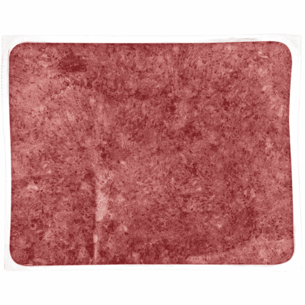 BARF-Menü Huhn mit Reis Frostfutter für Hunde in der Päckchenverpackung