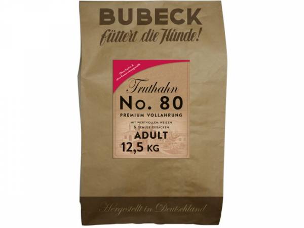 Bubeck No. 80 Truthahn Hundefutter 12,5 kg