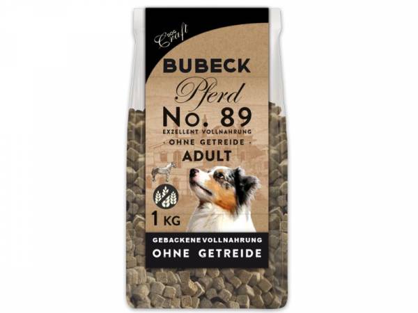 Bubeck Adult No. 89 Hundefutter mit Pferdefleisch 1 kg