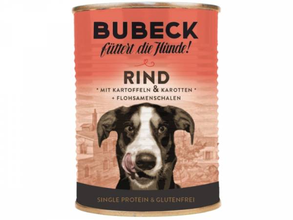 Bubeck Rind mit Kartoffeln & Karotten Hundefutter nass 400 g