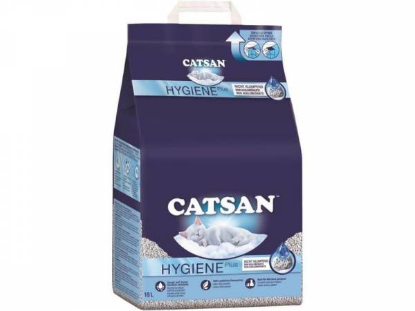 Catsan Hygiene Plus Katzenstreu 18 Liter