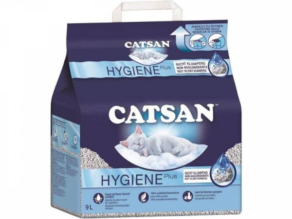 Catsan Hygiene Plus Katzenstreu 9 Liter