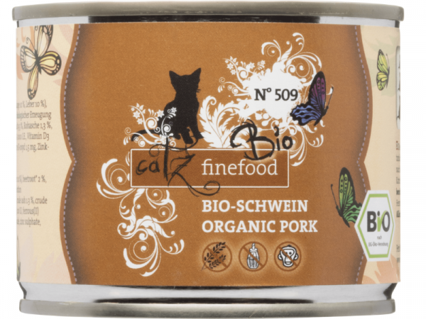 Catz finefood Bio-Schwein No. 509 Katzenfutter nass