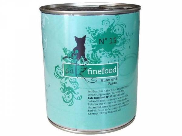 Catz finefood No. 15 Huhn & Fasan Katzennassfutter 800 g Catz finefood No. 15 Huhn & Fasan Katzennassfutter 800 g