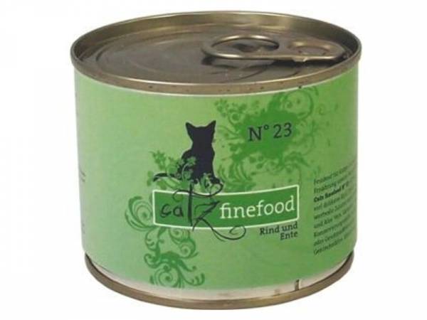 Catz finefood No. 23 Rind & Ente Katzennassfutter Catz finefood No. 23 Rind & Ente Katzennassfutter