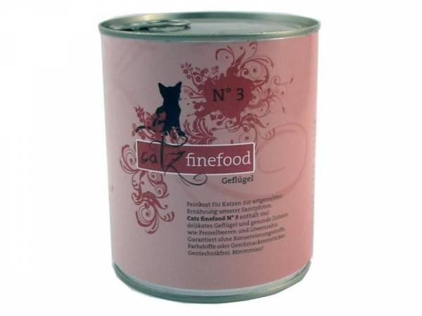 Catz finefood No. 3 Geflügel Katzennassfutter 800 g Catz finefood No. 3 Geflügel Katzennassfutter 800 g