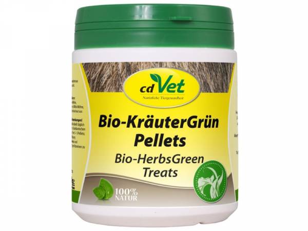 cdVet Bio-KräuterGrün Pellets Futterergänzung für Nager