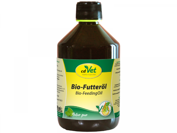 cdVet Bio-Futteröl für Hunde und Katzen 500 ml