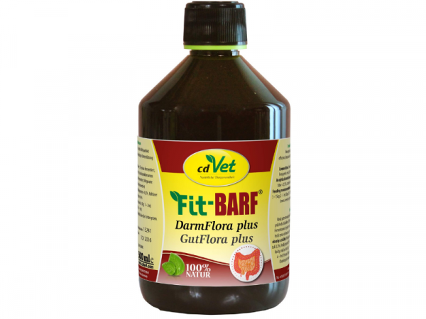 cdVet Fit-BARF DarmFlora plus für Hunde und Katzen 500 ml