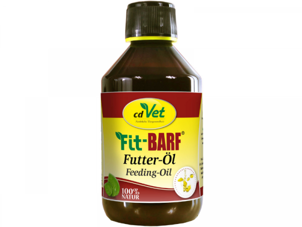 cdVet Fit-BARF Futter-Öl für Hunde und Katzen 250 ml
