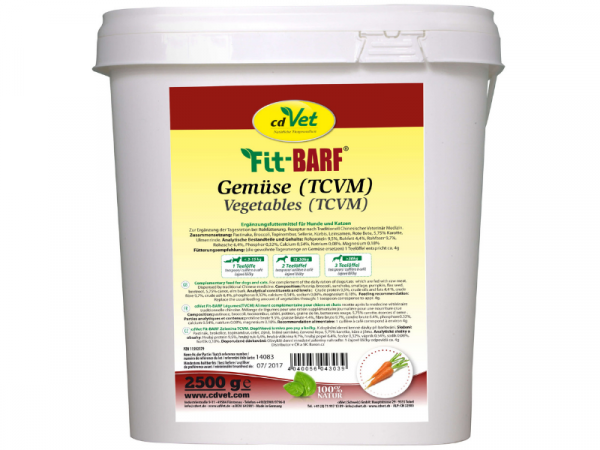 Fit-BARF Gemüse (TCVM) für Hunde und Katzen 2,5 kg