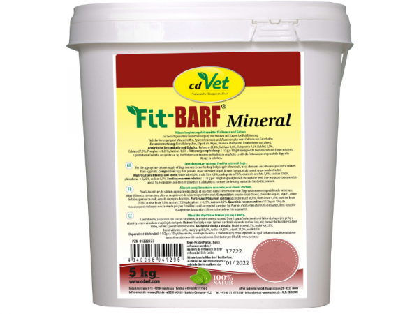 cdVet Fit-BARF Mineral für Hunde und Katzen 5 kg