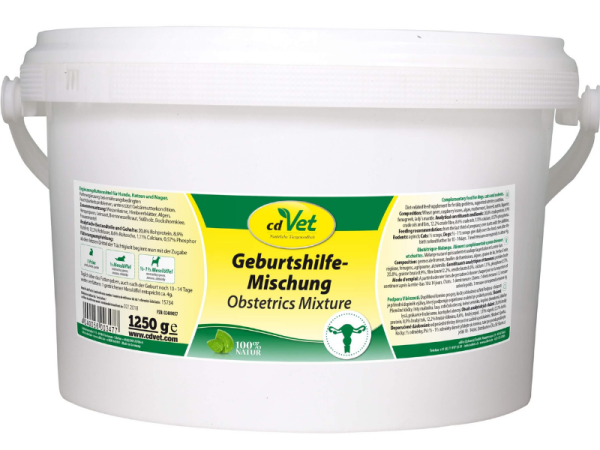 cdVet Geburtshilfe-Mischung für Hunde und Katzen im 1250 g Eimer