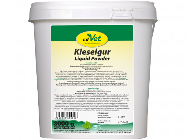 cdVet Kieselgur Liquid Powder 2 kg