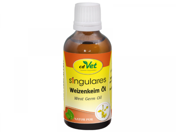 Singulares Weizenkeim-Öl Einzelfuttermittel für Tiere 50 ml