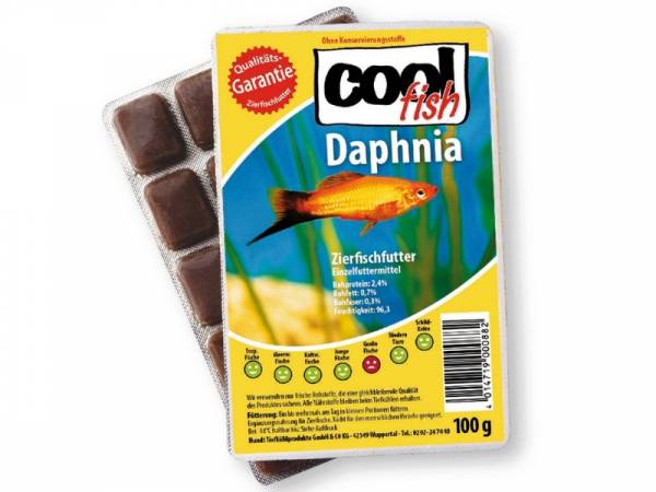 Cool fish Daphnia Fisch-Frostfutter im Blister 15 x 100 g