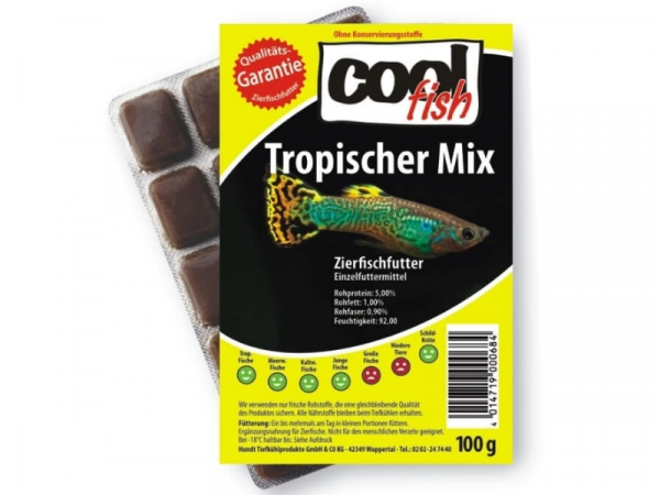 Cool fish Tropischer Mix Fisch-Frostfutter 50 x 100 g