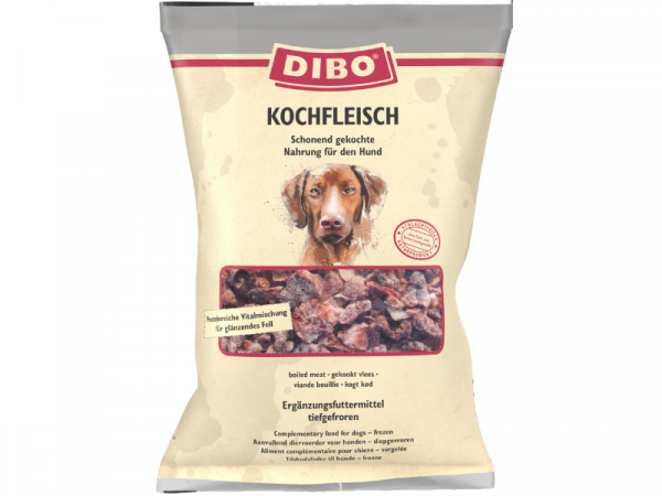 Dibo Kochfleisch Hunde Frostfutter 2000 g Beutel