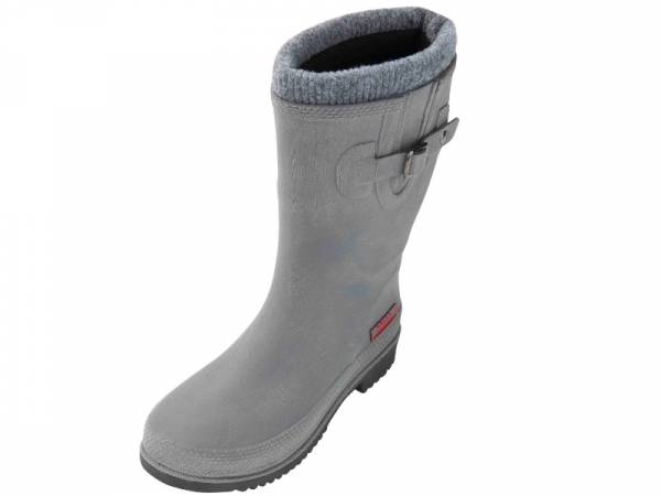DOGGO Lotte Brushed Regenstiefel grau mit Warmfutter