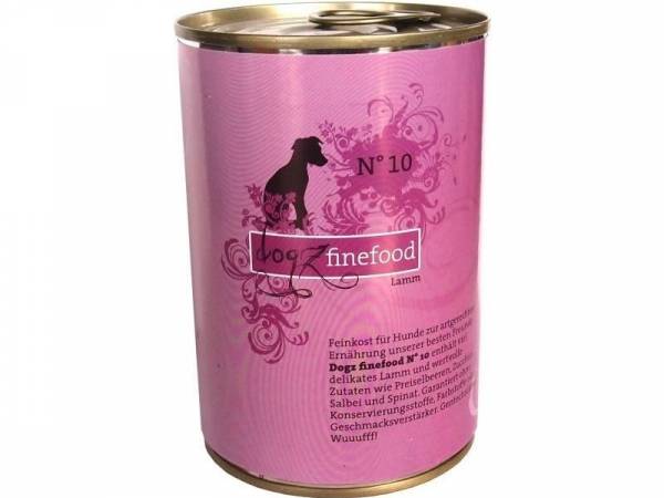 Dogz finefood No. 10 Hundefutter mit Lamm