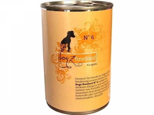 Dogz finefood No. 6 Hundefutter mit Känguru