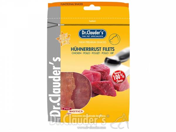 Dr. Clauder`s Hühnerbrust Filets Hundesnacks