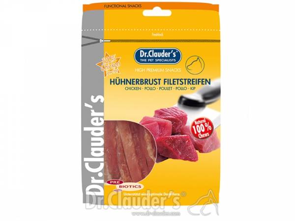 Dr. Clauder`s Hühnerbrust Filetspitzen Hundesnacks