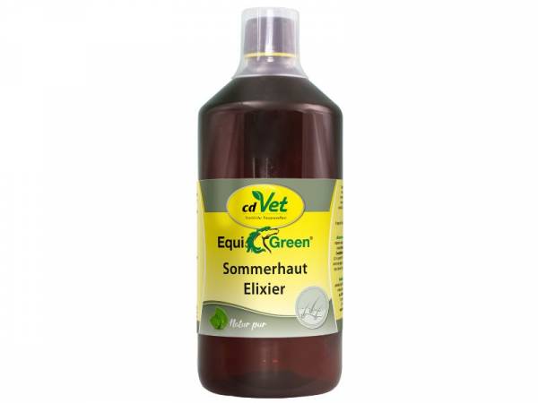 EquiGreen Sommerhaut Elixier Ergänzungsfuttermittel für Pferde 1 Liter