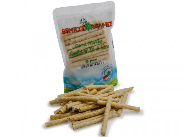 Farm Food Rawhide® Dental Munchie Sunflower Oil & Reis 35 Stück