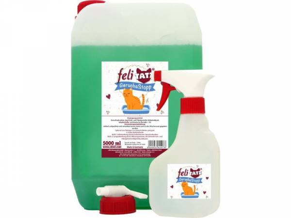 feliTATZ GeruchsStopp Reinigungsmittel für Katzentoilette 5 Liter