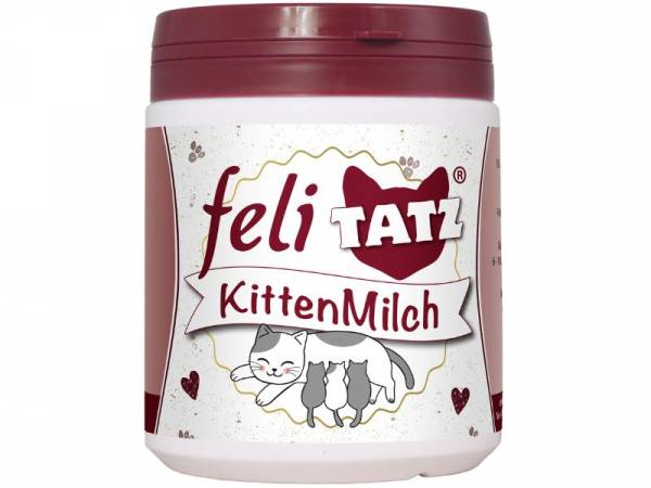 feliTATZ Kittenmilch Milchaustausch-Ergänzungsfuttermittel für Katzen 350 g