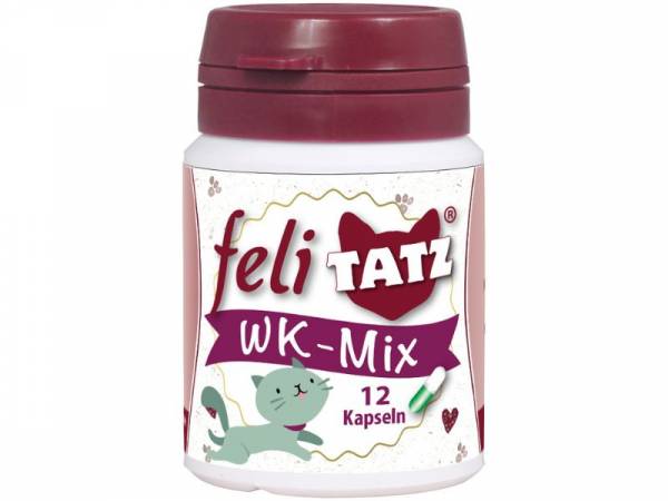 feliTATZ WK-Mix Kapseln Ergänzungsfuttermittel für Katzen 12 Kapseln