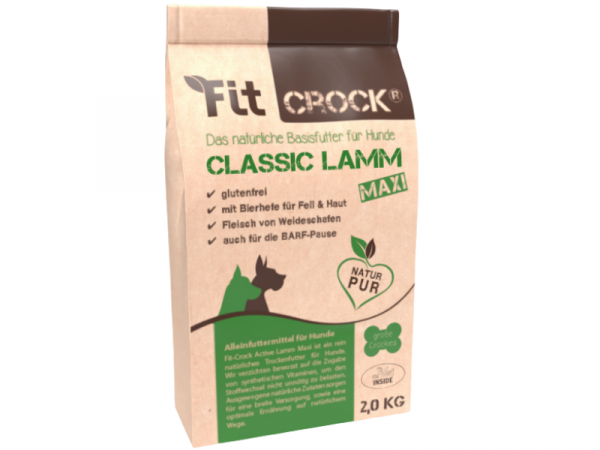 cdVet Fit-Crock Classic Lamm Maxi Hundefutter 2 kg