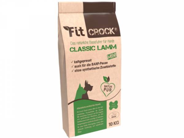 Fit-Crock Classic Lamm Mini Hundefutter 10 kg