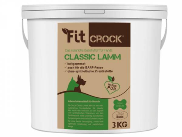 Fit-Crock Classic Lamm Mini Hundefutter 3 kg