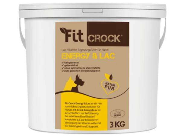 Fit-Crock Energy & Lac Hundefutter 3 kg