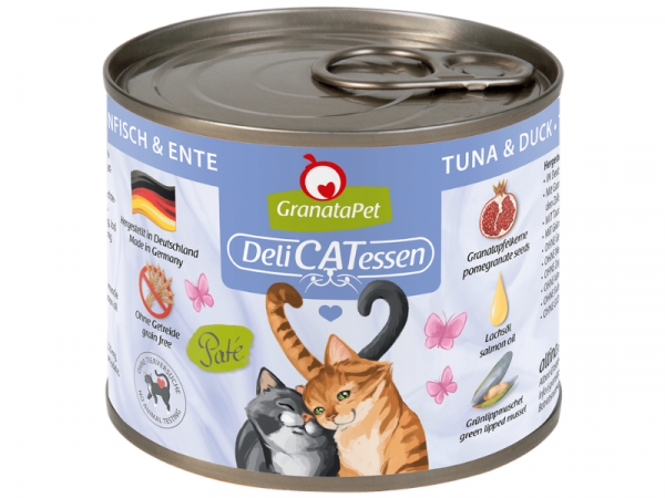 GranataPet DeliCatessen Thunfisch & Ente Katzenfutter nass
