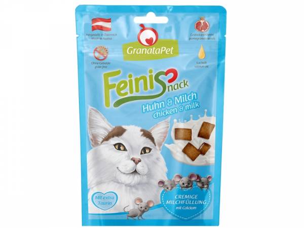 GranataPet Feinis Huhn & Milch Katzensnacks