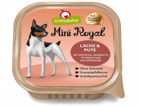 GranataPet Mini Royal Lachs & Pute Hundefutter nass 150 g